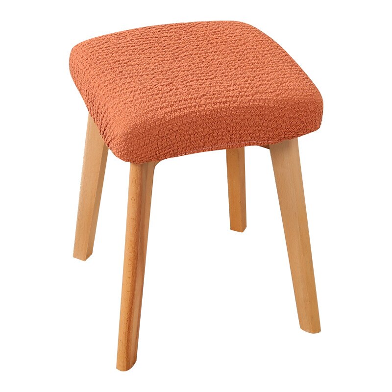 Housse de chaise pour tabouret carré, universelle, élastique, pour maison, bureau, Table à manger, en bois massif, moderne, minimaliste, multicolore
