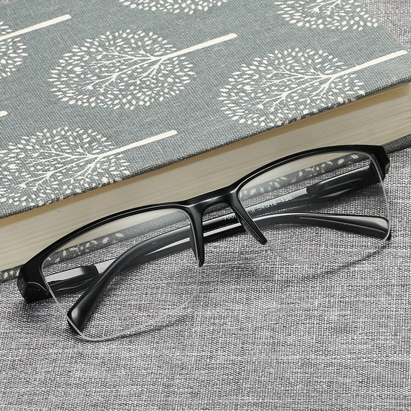 Lunettes de lecture demi-monture ultralégères pour presbytie, lunettes avec dioptries + 0.75 + 1.0 + 1.25 + 1.5 + 1.75 + 2.0 + 2.25 + 2.5 + 2.75 + 3.0 + 3.25