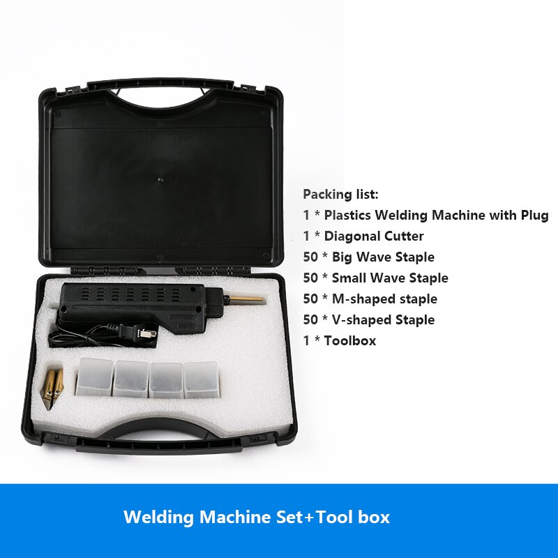 Car Bumper Repairing Machine Plastomer Welding Machines Welding Repairing Tool Staplers for Repairing Plastics Parts: set 1