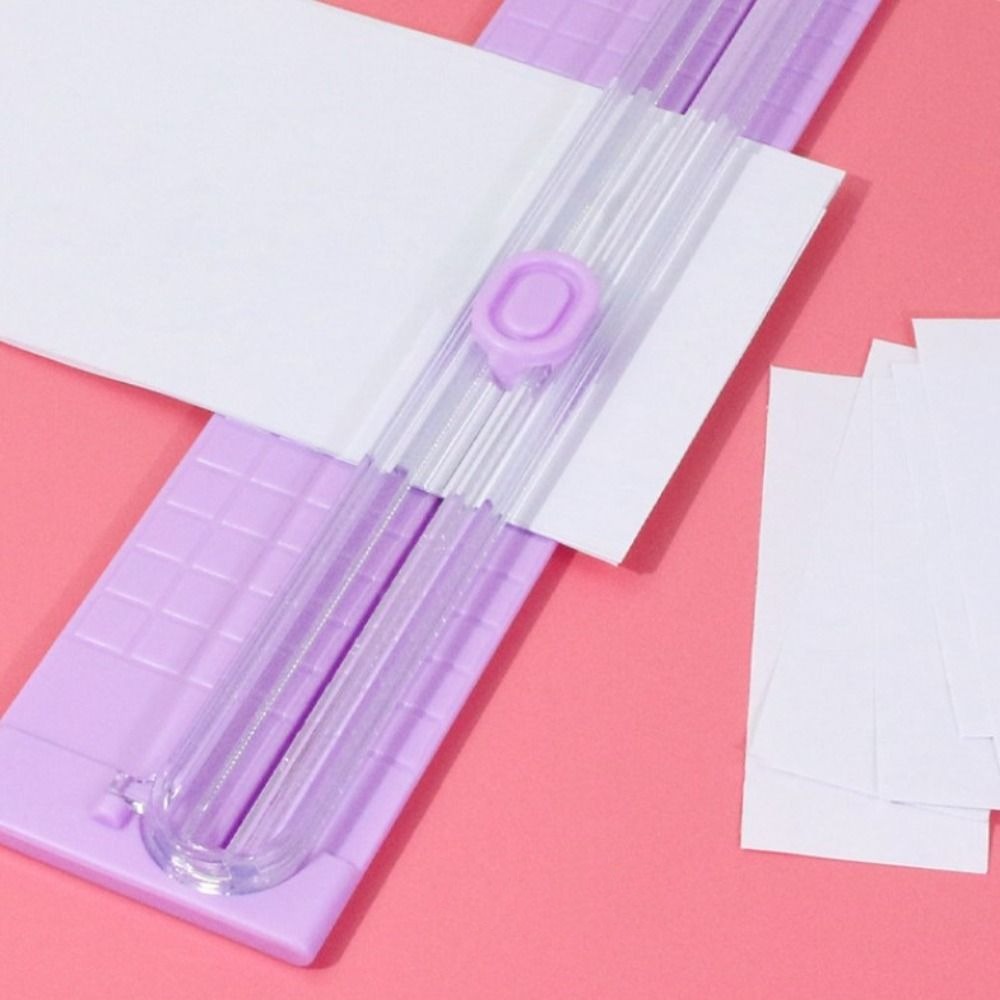 Narzędzie robić scrapbookingu Papier Kartka Papier fotograficzny Nożyk Przenośny Papier robić rękodzieła Trymer DIY Bezpieczne narzędzie robić cięcia papieru Laminator