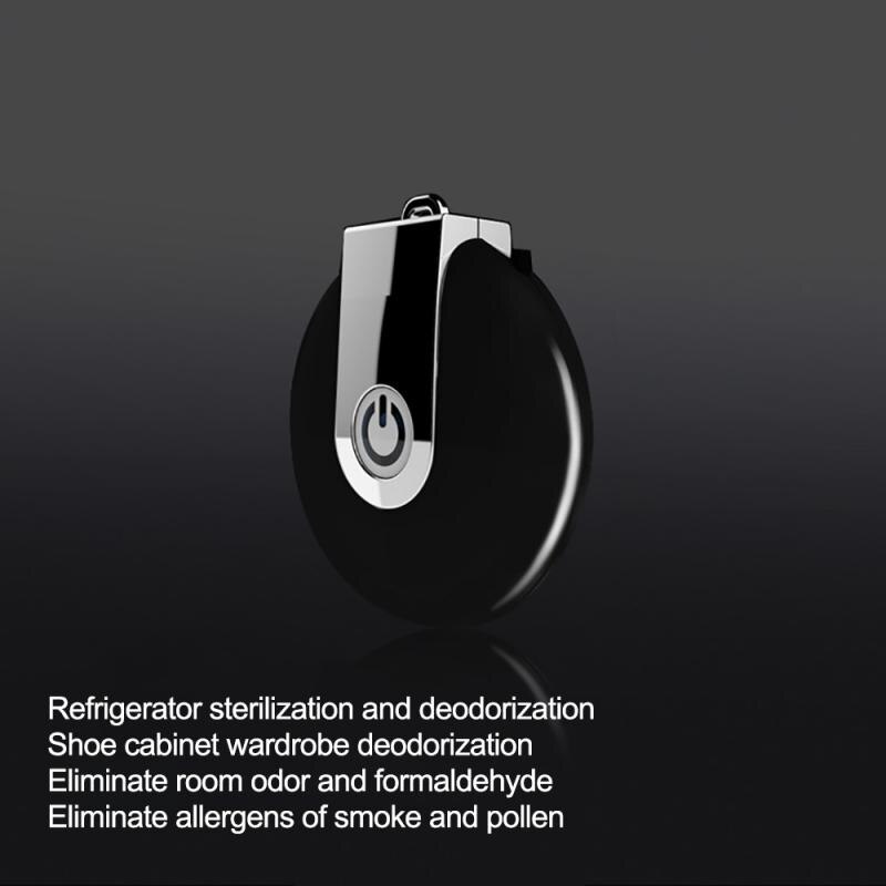 Air Purifier Portable Negative Ion Necklace Air Purifier Portable Car Household O Radiation Low Noise Wearable Effective