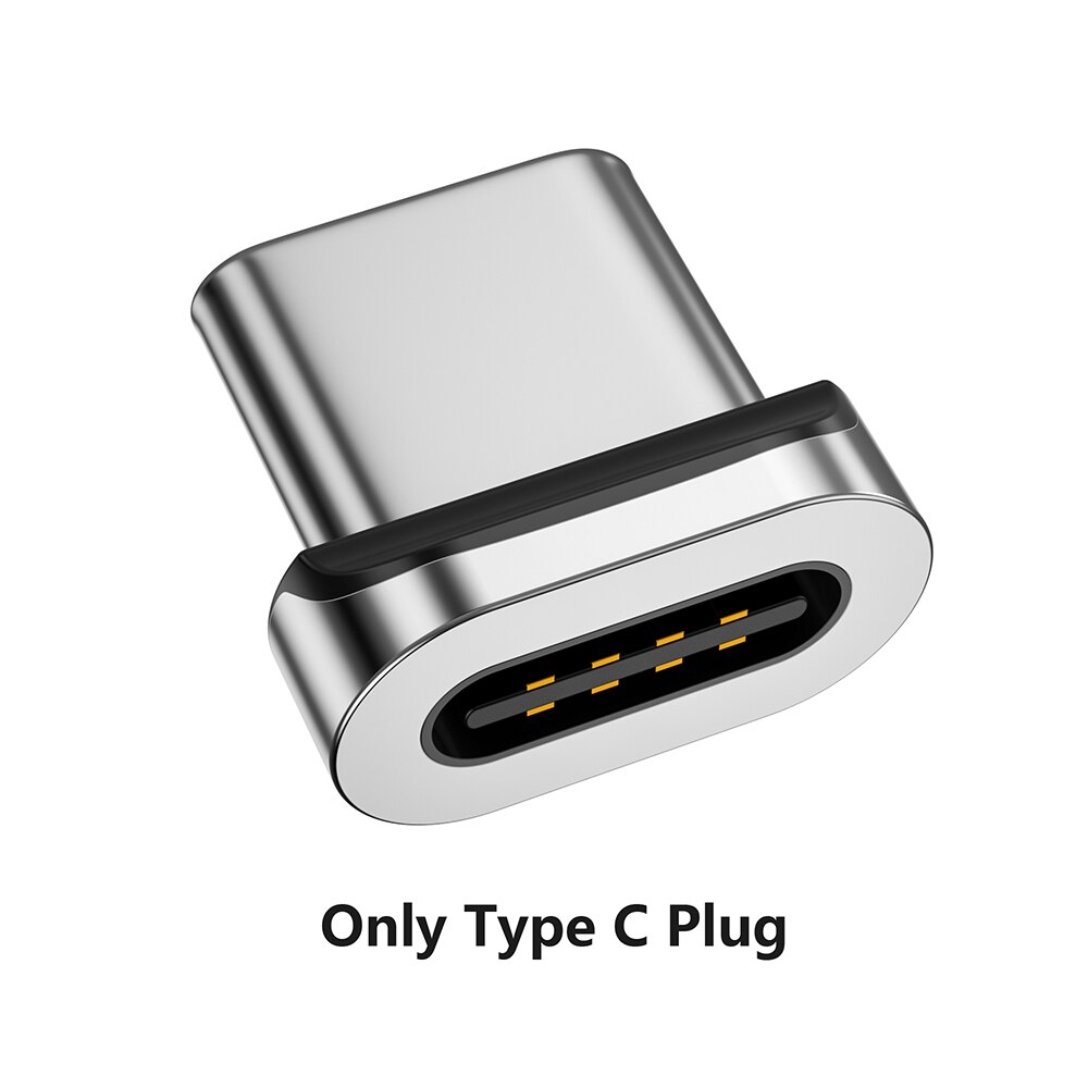 Zrse 3a magnetische kabel voor iphone samsung snel opladen micro usb-kabel type c kabels voor huawei oneplus xiaomi redmi note 7 k20: Alleen stekker voor type c