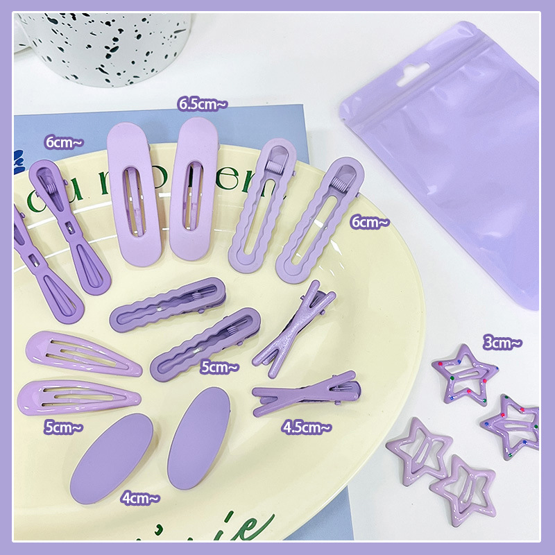 18 unids/set de pinzas geométricas para el cabello para niñas, adorno para el cabello dulce, pasadores de horquillas laterales para niños, accesorios para el cabello de para niños
