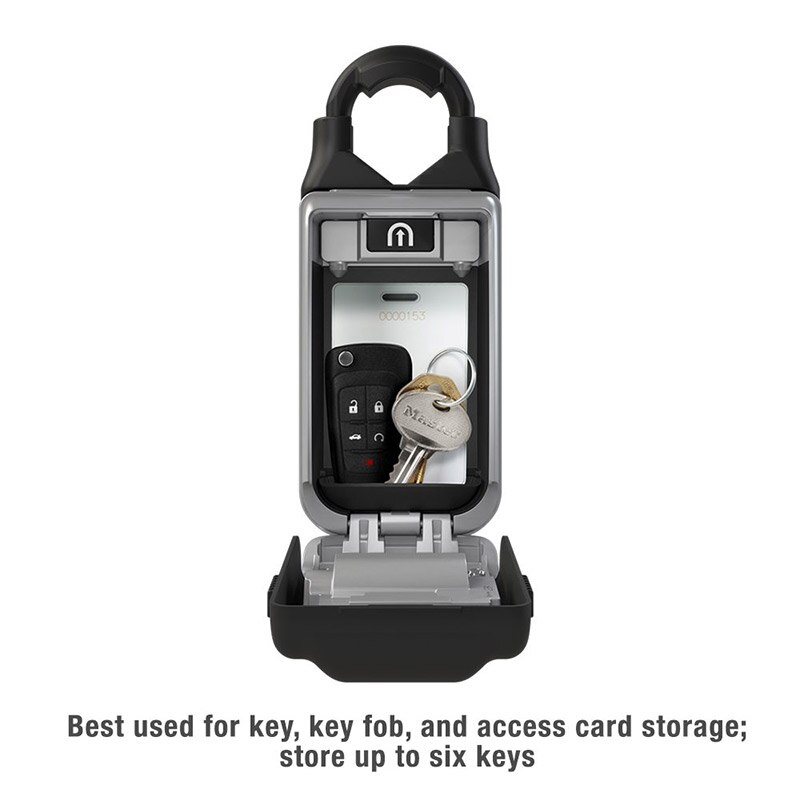 Coffre-fort maître Lock 5420D | Boîte de rangement des clés, cadenas combinaison, boîte de verrouillage universelle, boîtes de rangement de sécurité à 4 chiffres pour mot de passe