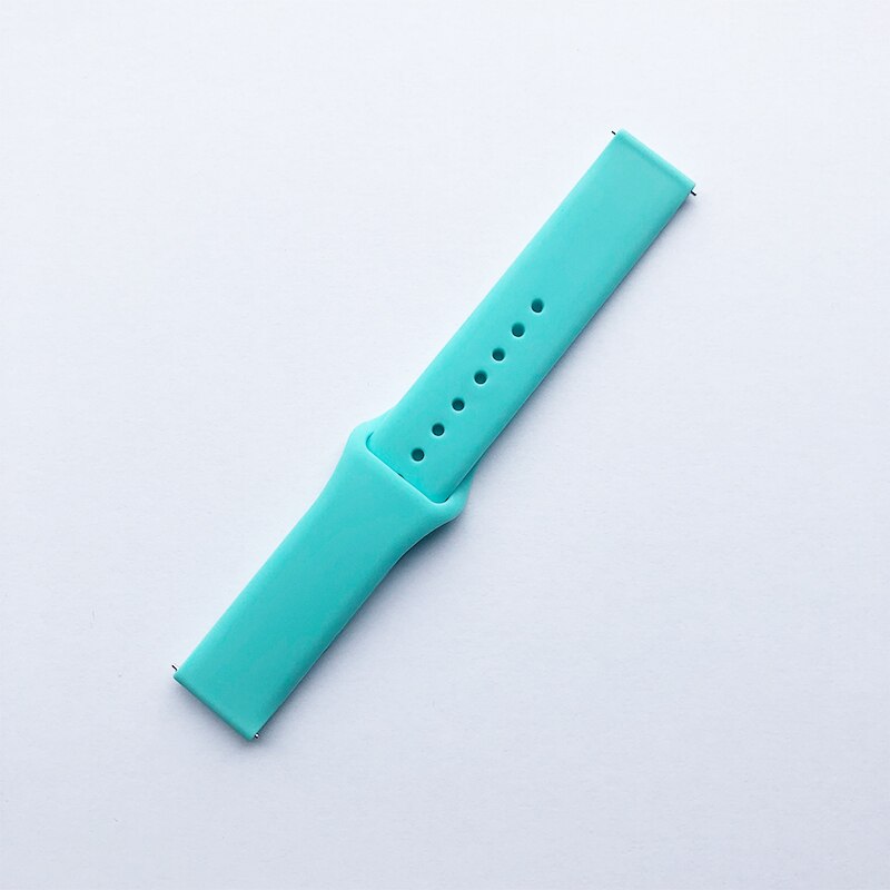 Pasek z miękkiego silikonu dla Garmin Vivoactive 3 HR Venu część wymienna inteligentnego zegarka bransoletka sportowa dla garmin forerunner 645 zespół muzyczny: Mint Green