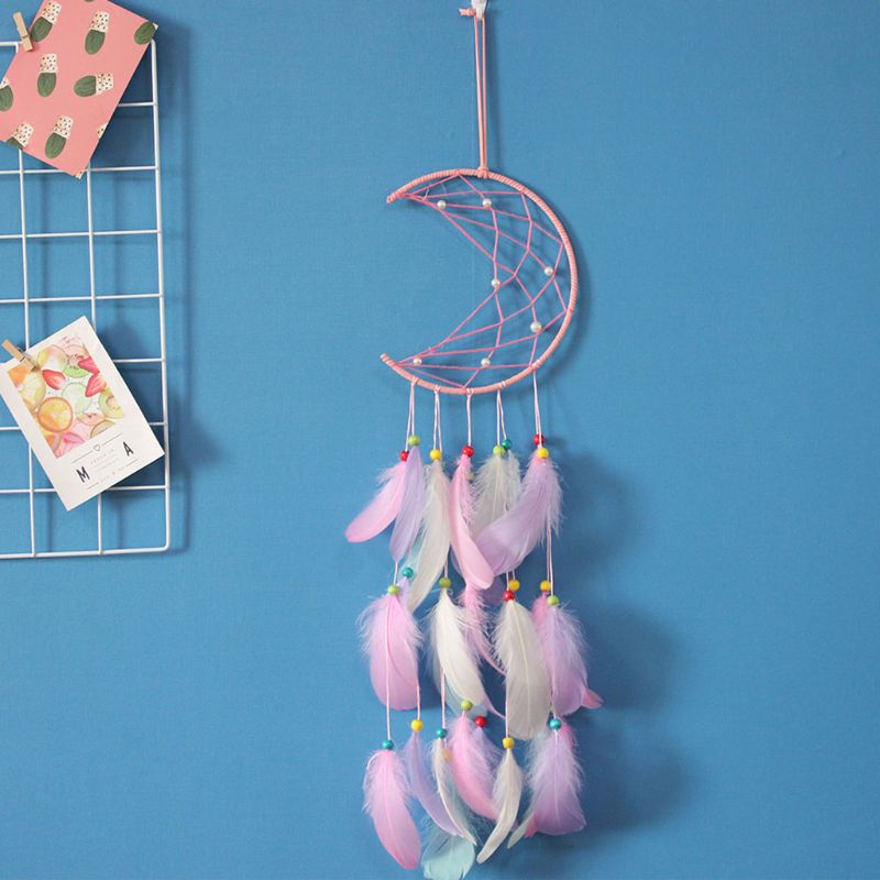 Ijzeren Ring Leuke Dreamcatcher Hoepel Kat Maan Speciale Vormige Ringen Diy Handmande