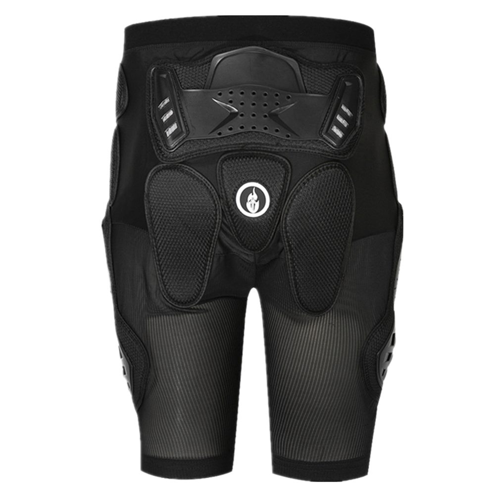 WOSAWE Genouillères Moto VTT Ski – Protection Anti-Impact Adulte – Taille Unique Noire
