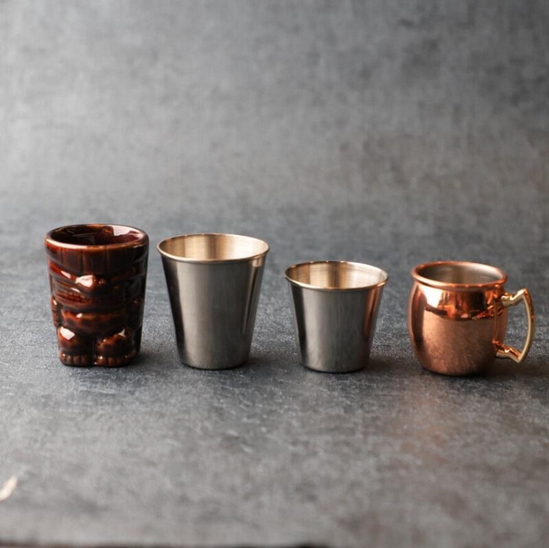 Copa TIKI de Estilo Hawaiano, vaso pequeño de cóctel con personalidad, vaso de cerámica para vino