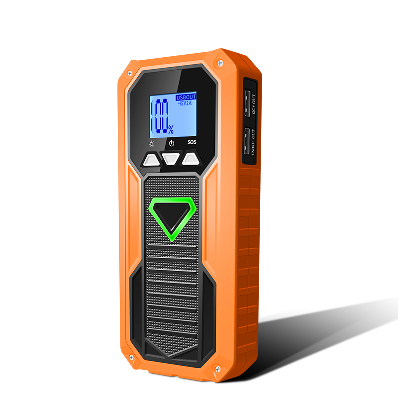 Car Jump Starter E18 Multi-Function car battery For 12V Petrol Diesel Mini Portable 2USB Power Bank SOS Lights 600A Peak Charger