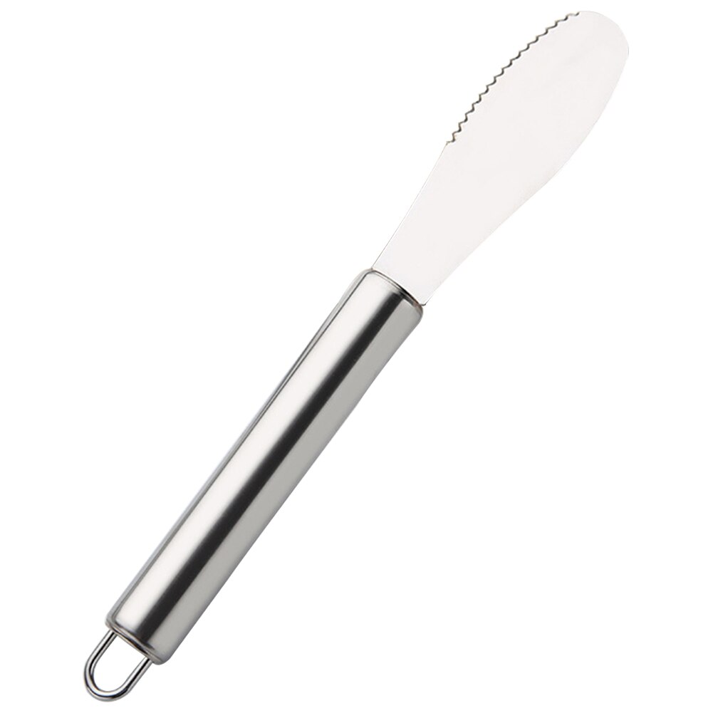 Acier inoxydable de dent de scie d'épandeur de table de spatule de beurre de coupeur de Sandwich de lame large pour des Gadgets de cuisine de fromage