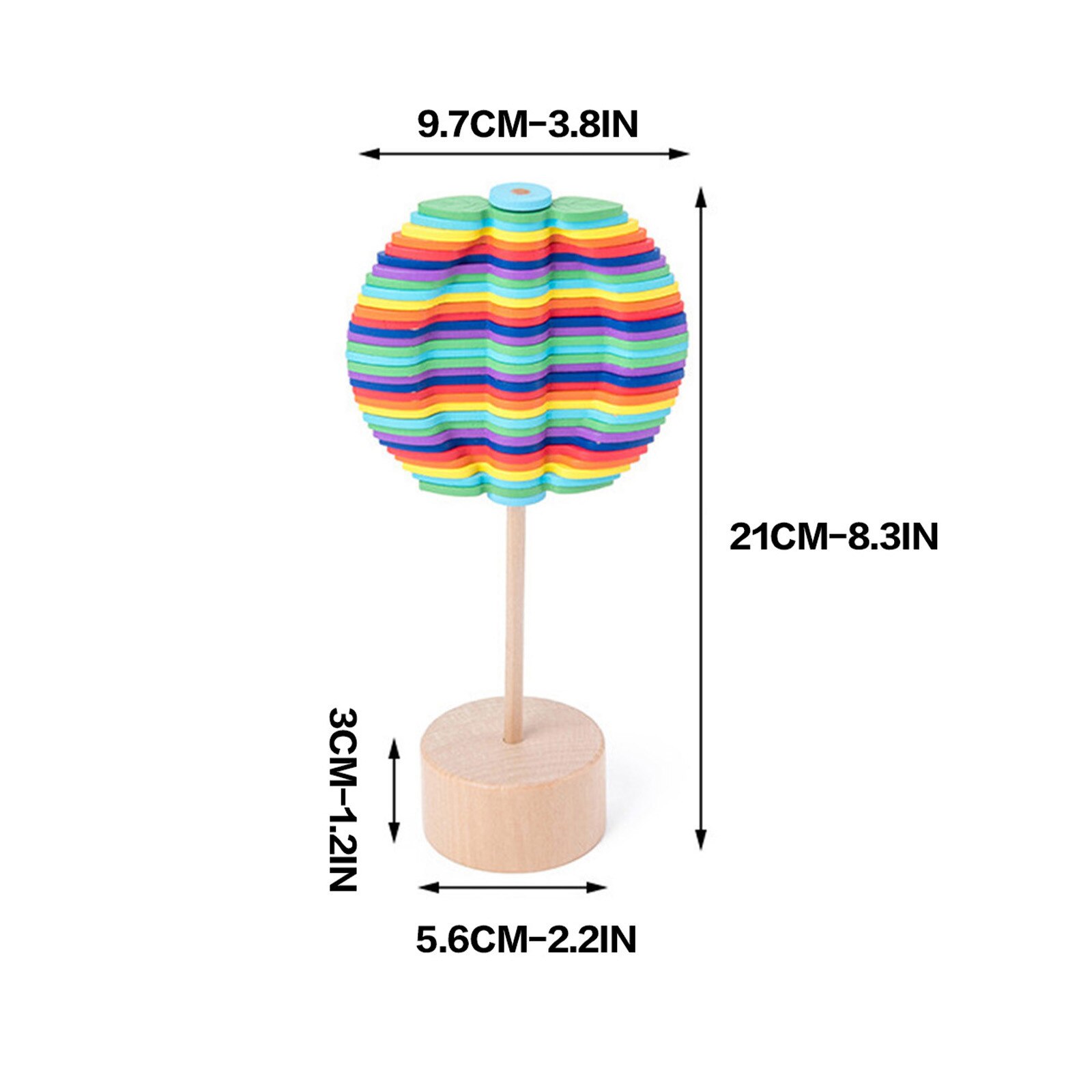 Antistress Magic Rotating Spin Toy Stress Relief Toy Puzzle Desk Fun Decompression Toy 3PCS Decompression Color Spinning Top Toy