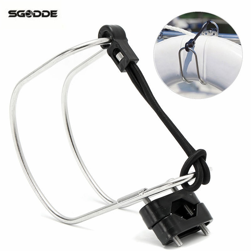 Stainless Steel Boat Horseshoe Bracket Life Buoy Swimming Ring Holder With Plastic Mount Swimming Diving Pool Accessories