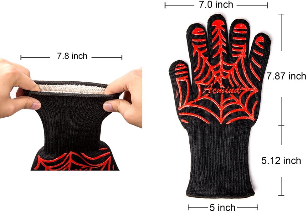 BBQ pieczenie na rożnie rękawice ciepło odporny grill rękawice silikon nie-poślizg piekarnik rękawice długo kuchnia rękawice dla grill, gotowanie, pieczenie