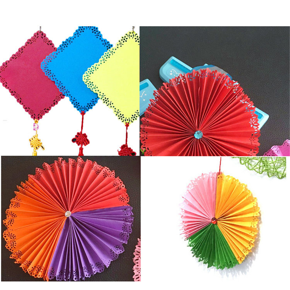 Mini Paper Craft Puncher Hole Punch Shaper For DIY Greeting Card Random Color 1Pc