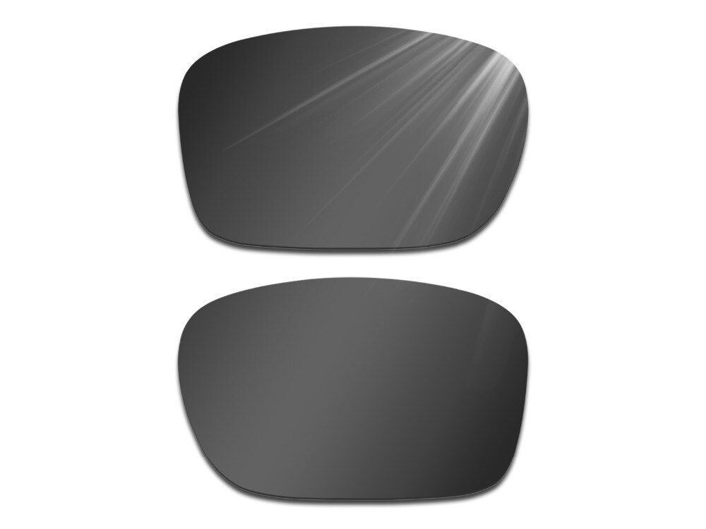 Glintbay 2 par polariserede solbriller udskiftning linser til oakley holbrook stealth sort og bronze guld