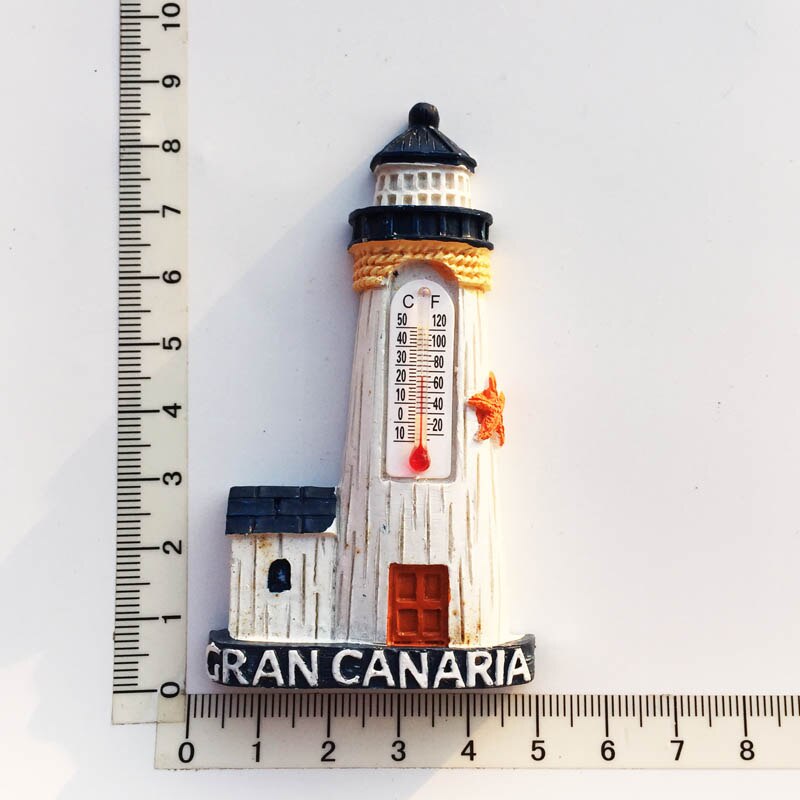 Imán para nevera con paisaje Cultural del mundo, recuerdo, decoración de Gran Canaria