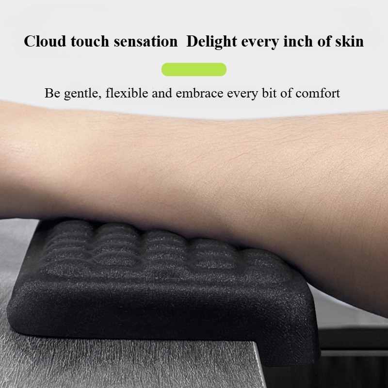 L-Shaped Memory Foam Elbow Pillow Ergonomic Desk Edge Cushion Desk Elbow Pad for Gaming Office Computer PC Painting Gaming