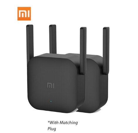 Xiaomi WiFi Verstärker Pro Mbps 2,4G Wireless Repeater 2*2 dBi Antenne Wand Stecker WiFi Range Extender Booster xiaomi Router: 2pcs