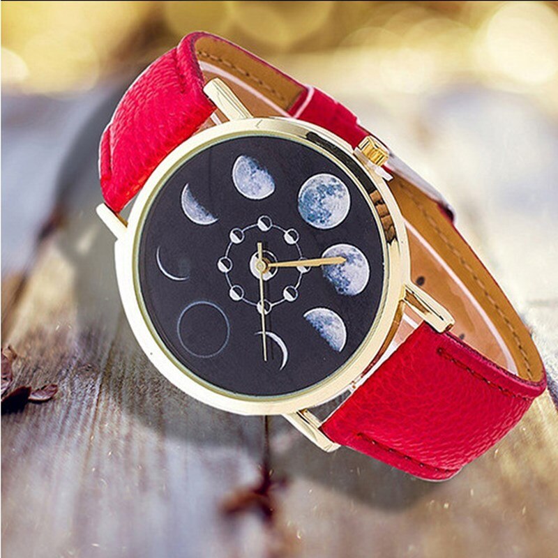 Moon Phase Serie Armband Horloge Vrouwen Horloge Mode Persoonlijkheid Vrouw Horloge Casual Quartz Horloge Vrouwen Horloge