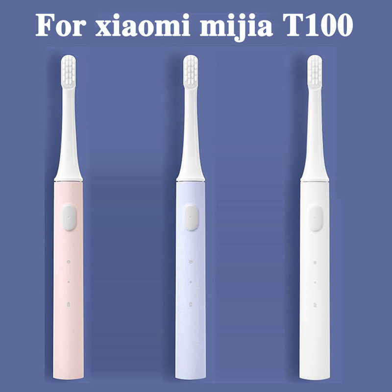8PCS Voor XIAOMI MIJIA T100 Opzetborstels Sonic Elektrische Tandenborstel Vacuüm DuPont Zachte Haren Geschikt Nozzles