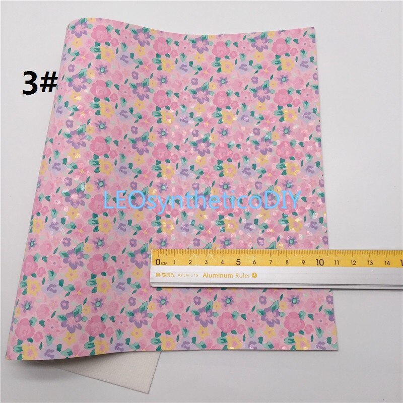 1pc 21 x 29cm roze glitterstof, hartjes bedrukt glitterleer, glitterleren vellen voor het maken van strikken leosyntheticodiy 6 s 64: 3