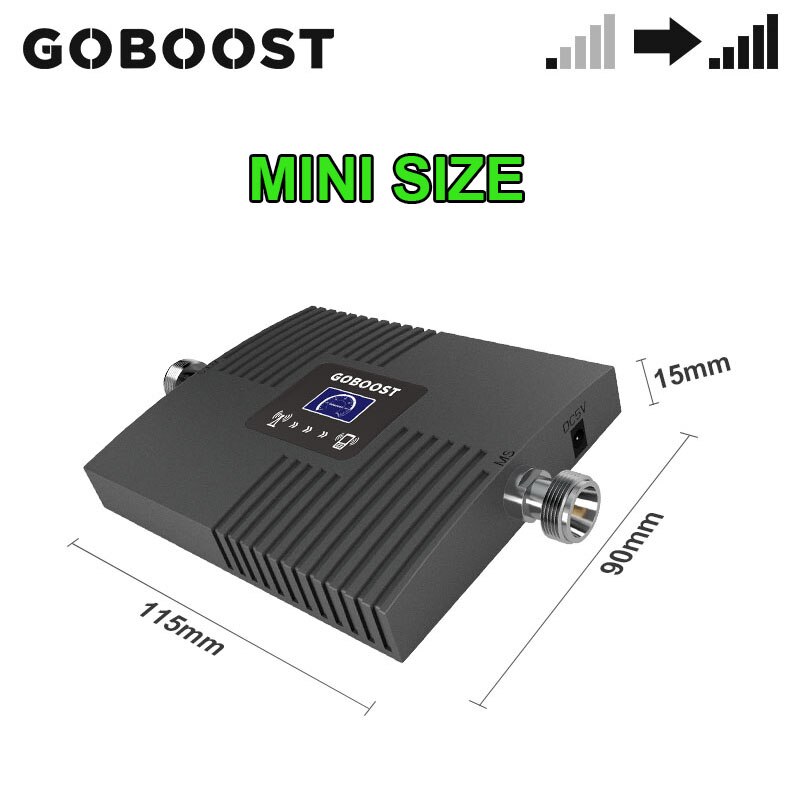 GOBOOST CDMA 850MHz Signal Booster 2g 3g Cell Phone Amplifier Band 5 single Band Repeater With Indoor Whip Antenna