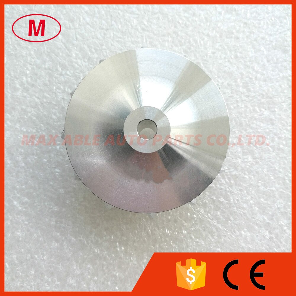 TB25 431350-0015 Turbocharger Aluminum 2618/Milling/Billet compressor wheel 39.79/51.37mm 6+6 blades for 452022/452038 Upgrade