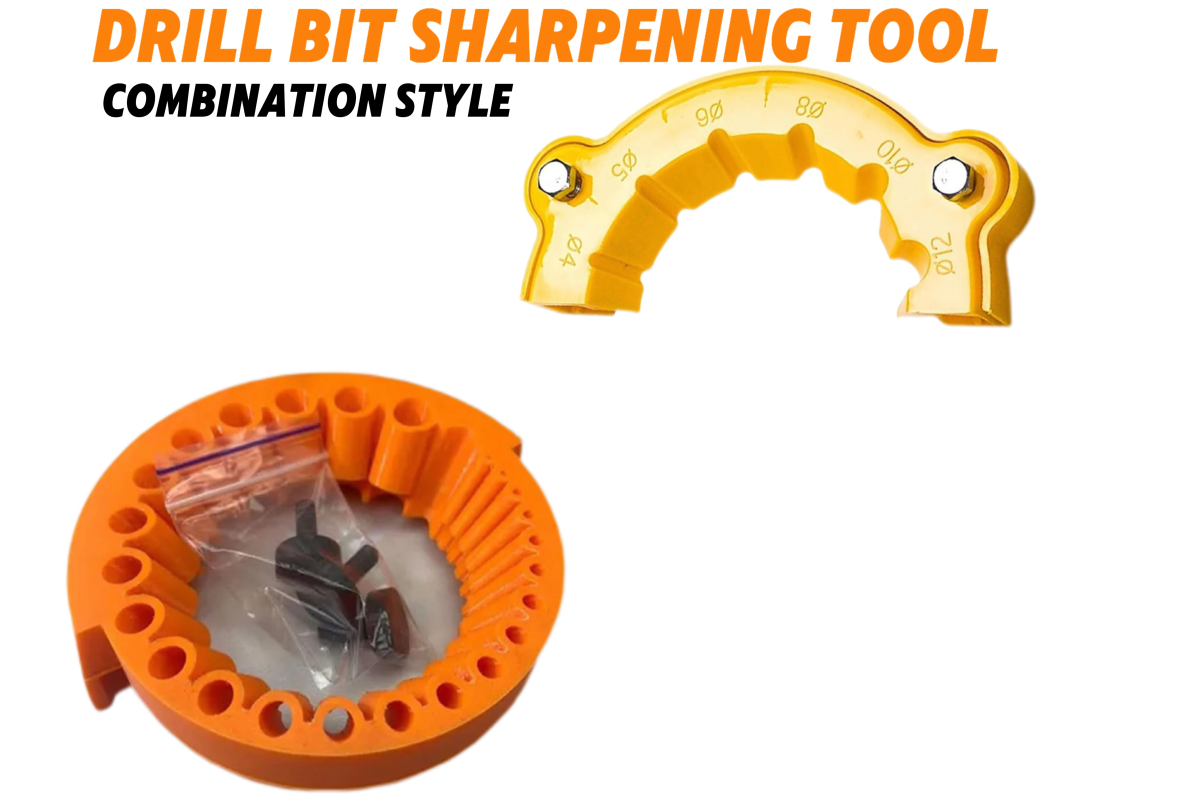 Upgrade 118 Degree Angle Grinder Drill Bit Sharpener Power Drill Bit Grinding Tool for 2 to 13mm Drill Bits Powered Tool Parts: grey