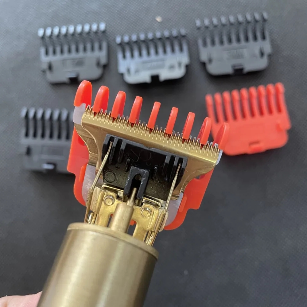 Protectores para cortadora de pelo T9, peines guía, guías de corte, herramientas de estilismo, accesorio Compatible con 1,5mm, 2mm, 3mm, 4mm, 6mm, 9mm, 6 uds.