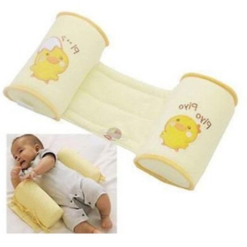Comfortabele Katoenen Anti Roll Kussen Mooie Baby Baby Peuter Safe Sleep Head Standsteller Anti-rollover Kussen