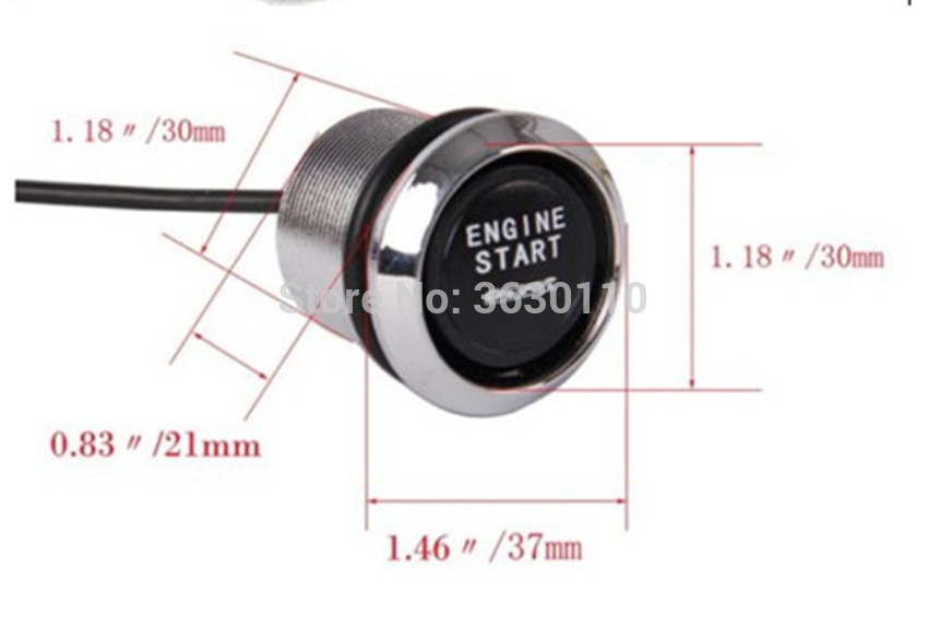 Keyless Start System PiVOT ENGINE START Raytheon a key to start the button \ car engine start button \ ignition switch