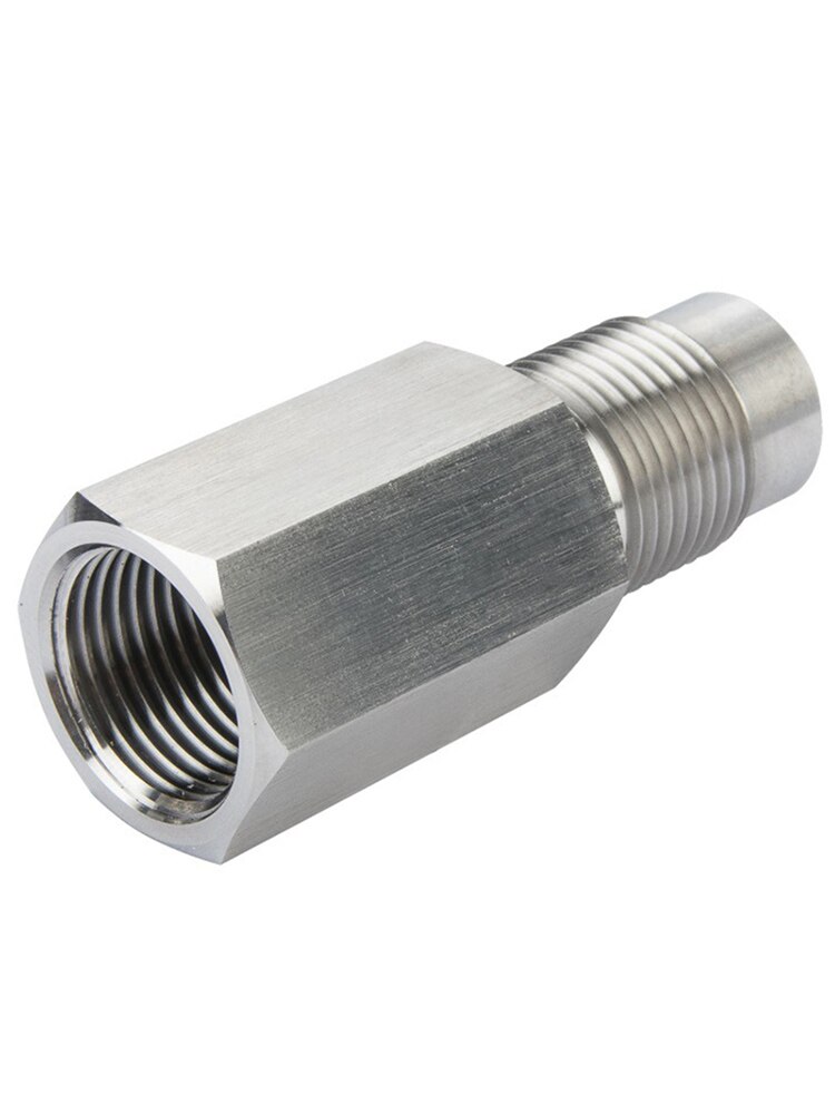 Stainless Steel Oxygen O2 Sensor Extender Spacer Adapter Bung Catalytic Converter Check Check Engine Light Oxygen Sensor