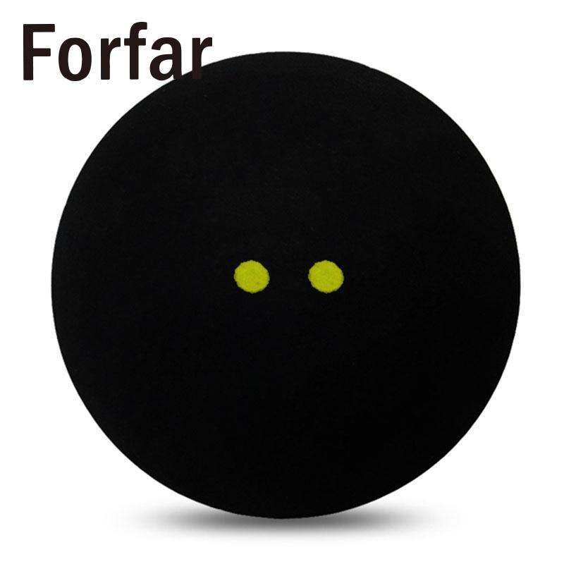 Squash bold to-gule prikker lav hastighed officiel gummi bolde spiller