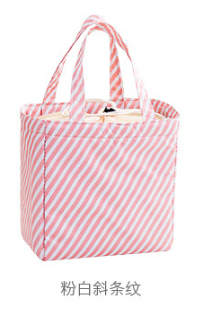 Lady oxford isoleret snor madpakke dame transportabel tote køligere picnic rejse madkasse arrangør multi-styles: B