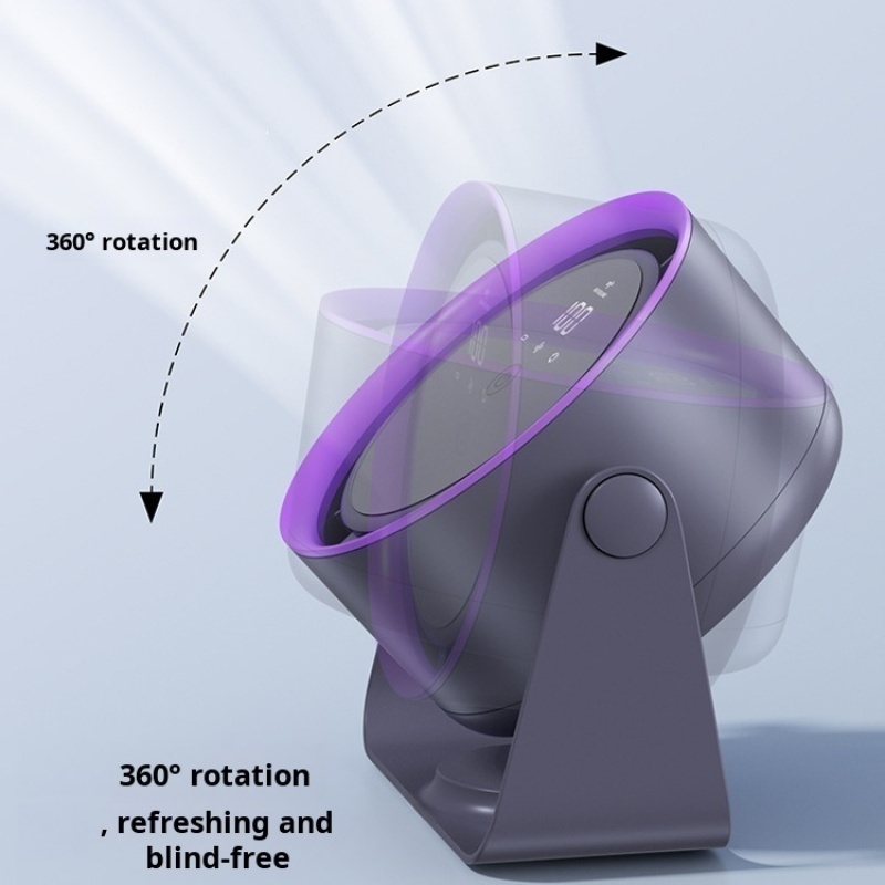 Multi-speed Adjustable Desktop Fan Dormitory Kitchen Wall Mounted Fan usb Rechargeable Air Circulation Bladeless Fan