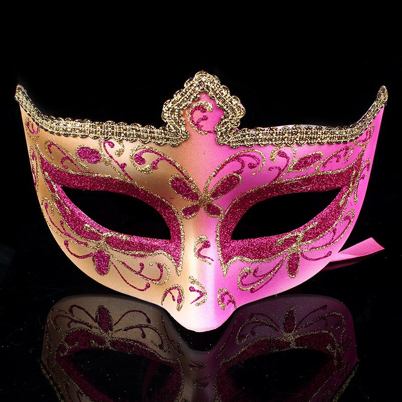 Masque boule d&#39;halloween, masque de pâques, masque de fête, de noël, pour belle femme, masque décoratif,: Rouge
