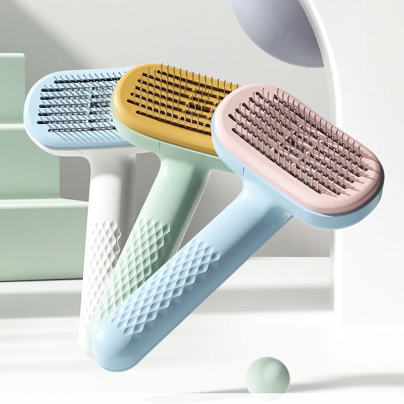 Kat Borstel Hond Kam Haar Kam Voor Katten Accessoires Huisdier Producten Grooming Kammen Schone Borstel Voor Verlies Verwijdert Haren Kat en Hond