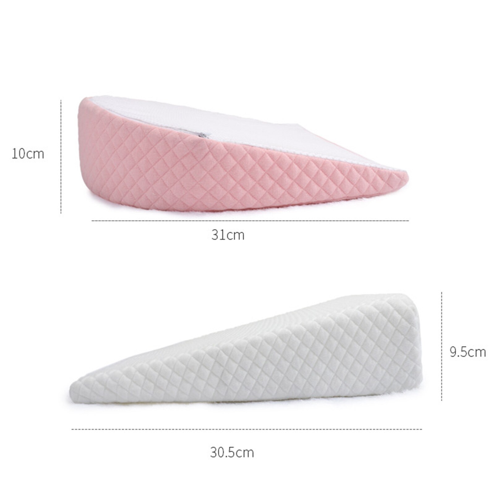 Bomull anti -reflux kudde rund fyrkantig andas nyfödd sluttning kudde antislip hudvänlig för baby  s7
