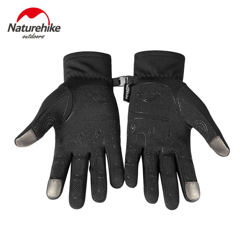 Naturehike Outdoor Sports Gloves Windproof Touch Screen Full Finger Gloves Men Women Men Climbing Cycling Safety Gloves