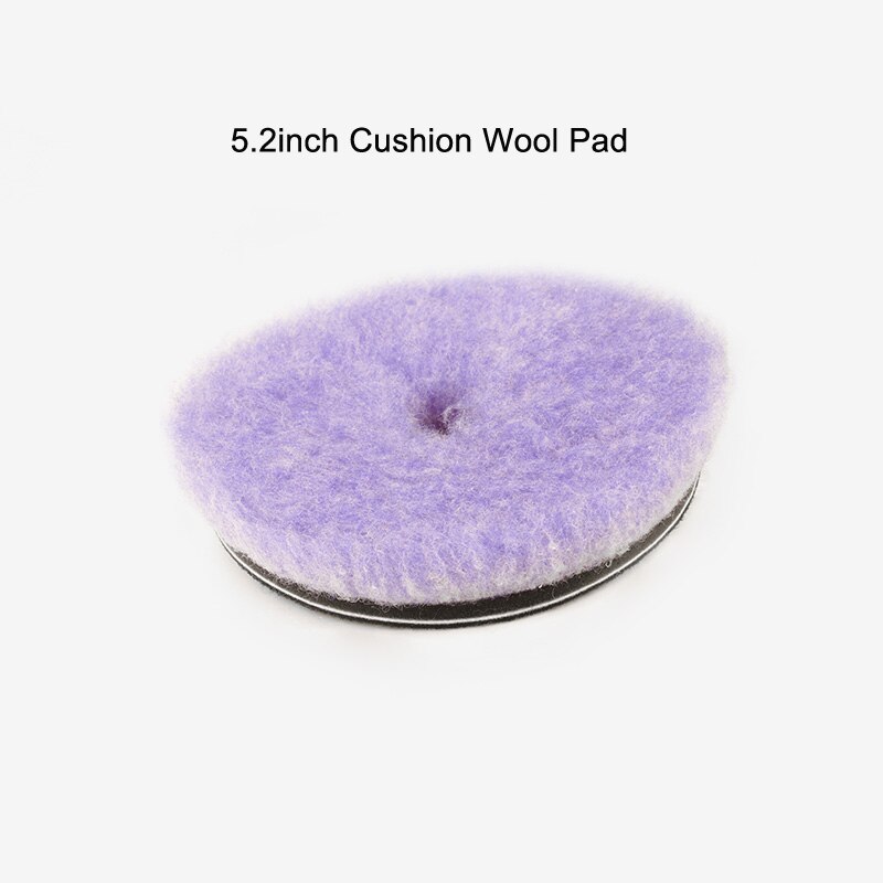6 Inch Lambs Woollen Polishing Buffing Pad Polisher Pads For Car Detailing Waxing Polishing Buffer: 5.2 Cushion wool pad