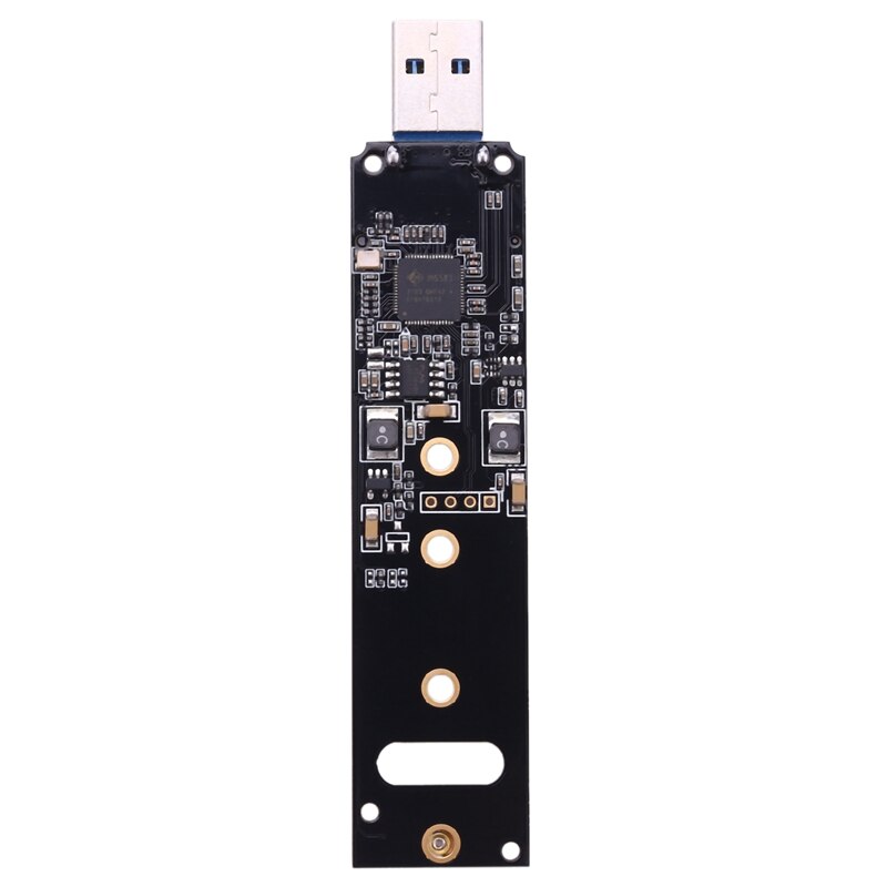 M.2 NVME SSD to USB Adapter Card, Hot Plug Pull Plug Play No Driver Hard Drive Converter Card for 970 Series/960 Series/WD Black/In Tel/Crucial NVME SSD