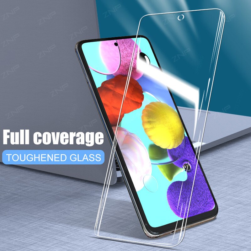 3Pcs Tempered Glass For Samsung Galaxy A51 A71 A30 A50 A52 A72 A70 Full Cover Screen Protector For Samsung A20 A10 A20E Glass