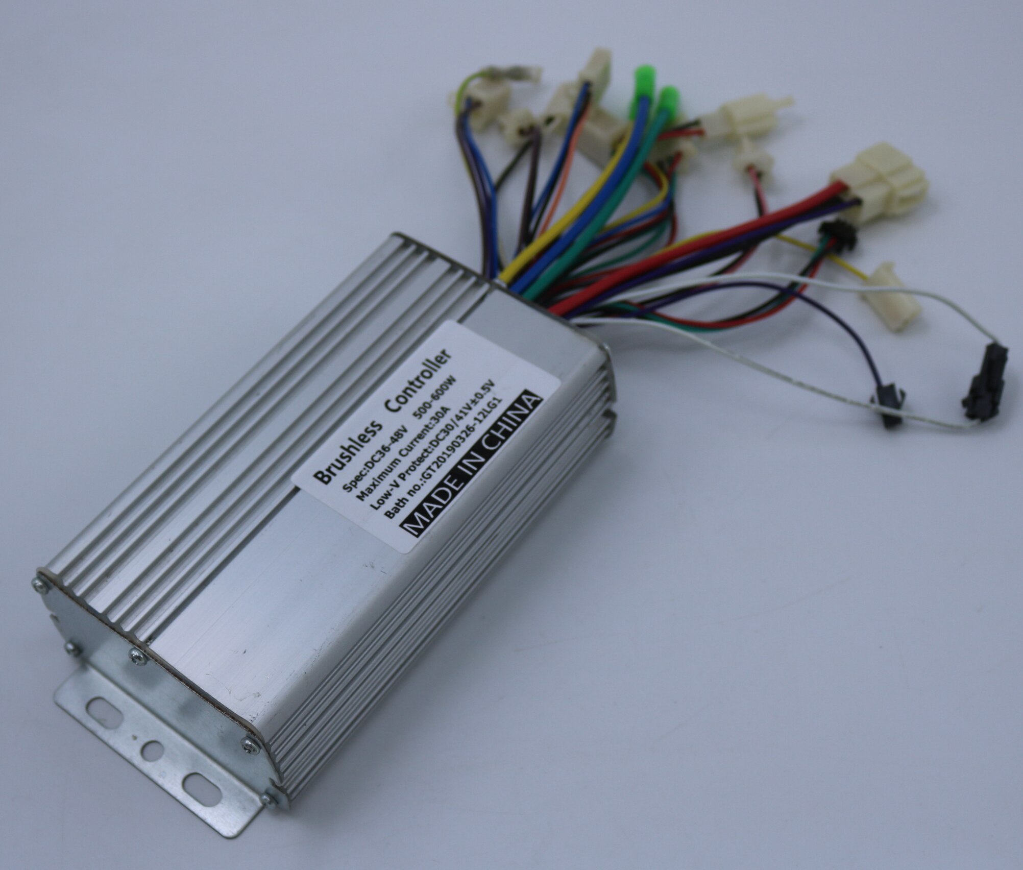 Controlador de velocidad sin escobillas para bicicleta eléctrica, 36V/48V, 500W, 600W, Sensor/sin Sensor, 36V/48V, 500W