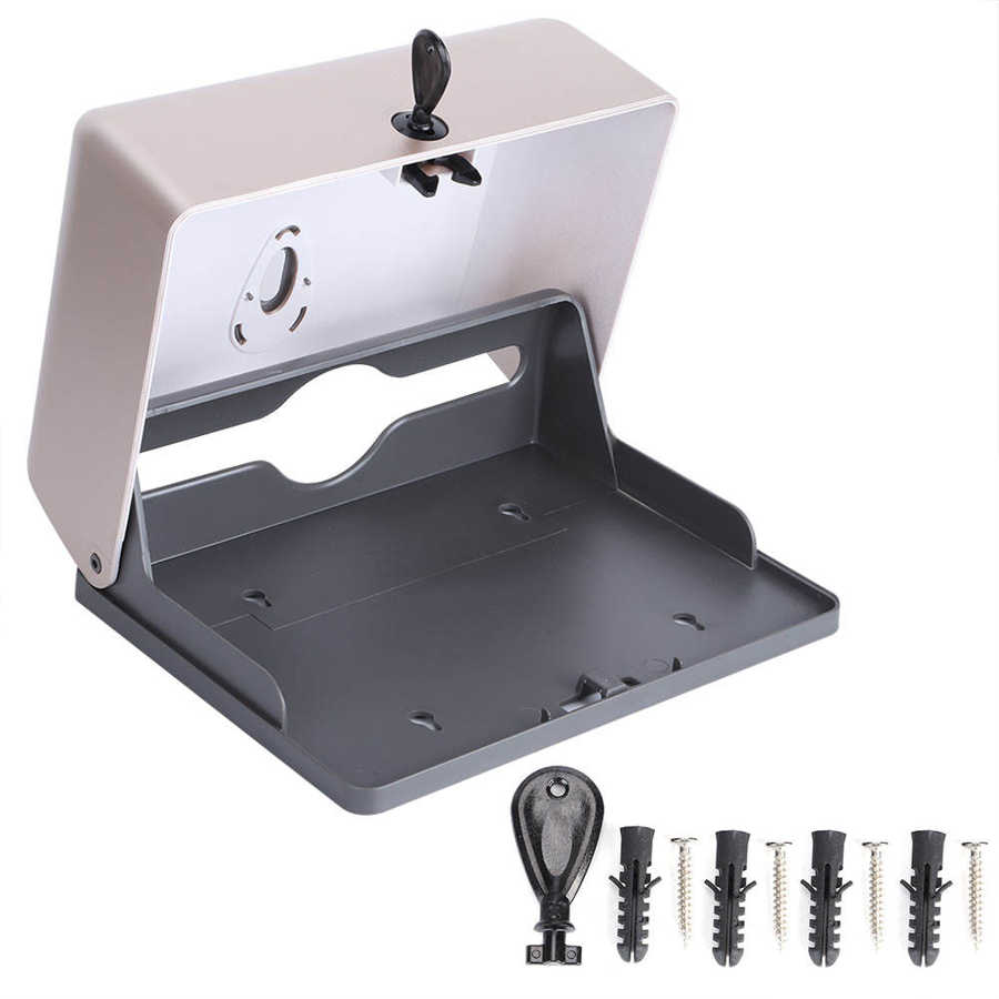 Smart Sensor Touchless Dispensador hand wash dispenser Champaign Gold Wall Mounted Tissue Dispenser Paper Towel Box