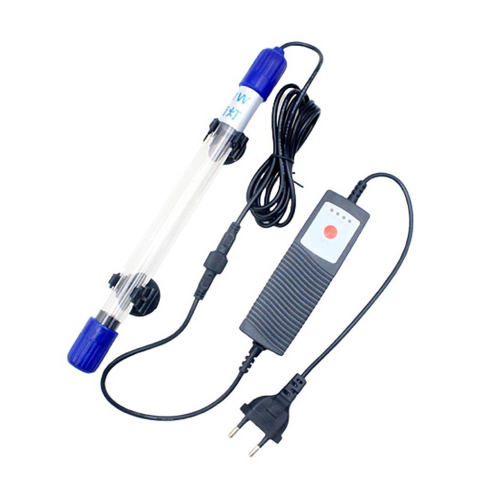 Ultraviolet Lamp 5/7/9/11/13W Aquarium Onderwater Water Verstelbare Timer Licht: 9W EU Plug
