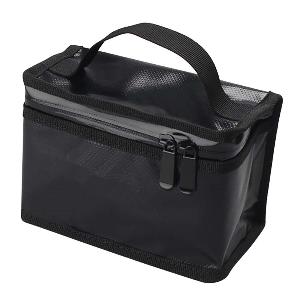 Fireproof Explosion-Proof Lipo Safe Bag, Large-Space Lipo Battery Storage Bag for Charging, Battery Pouch Guard with Double Zipp: Default Title