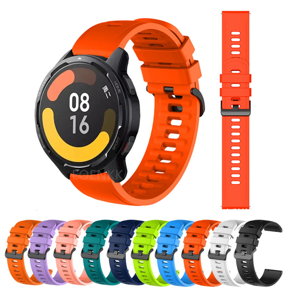 Bracelet en Silicone pour Xiaomi Watch Color 2, Bracelet de sport pour Garmin venus 2/Vivoactive 3 4, pour Amazfit GTS 2e