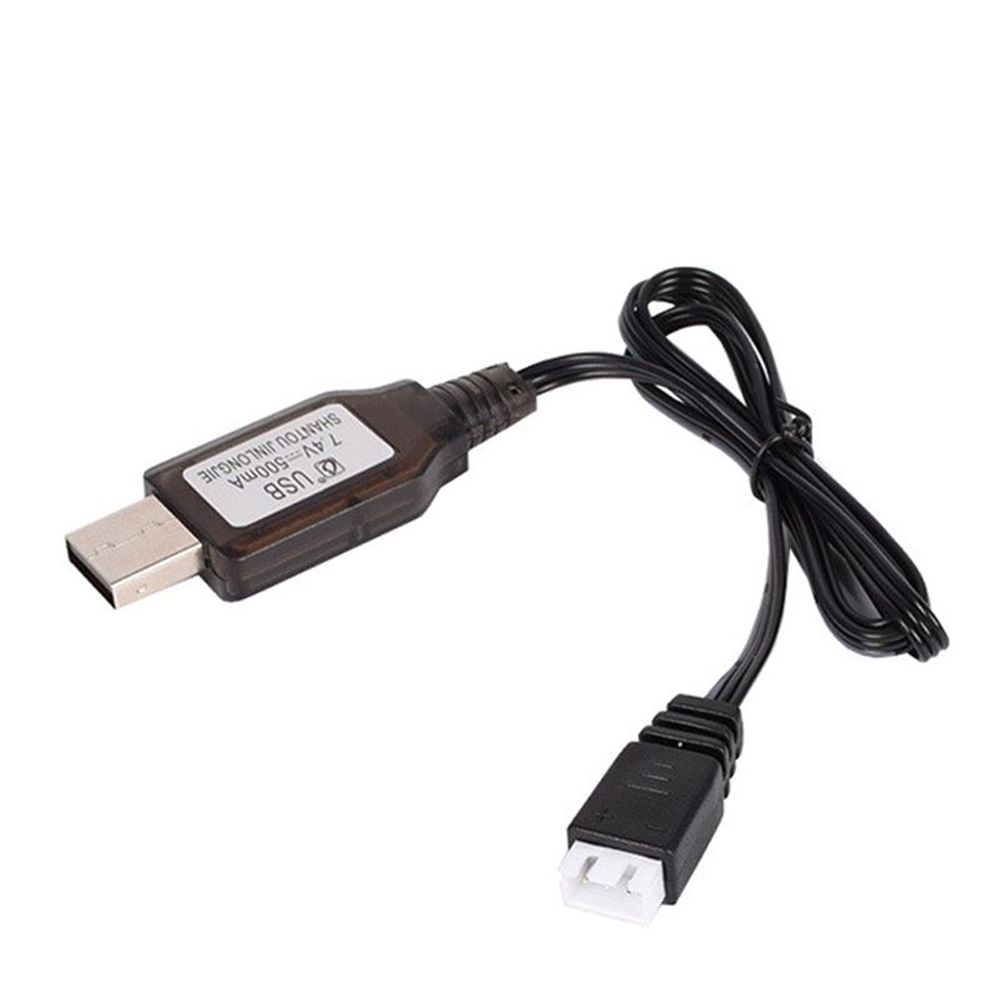 Cabo de carregamento com proteção de desligamento automático, carregador usb 7.4v, carregador de equilíbrio, cabo usb, carregador de bateria rc: green