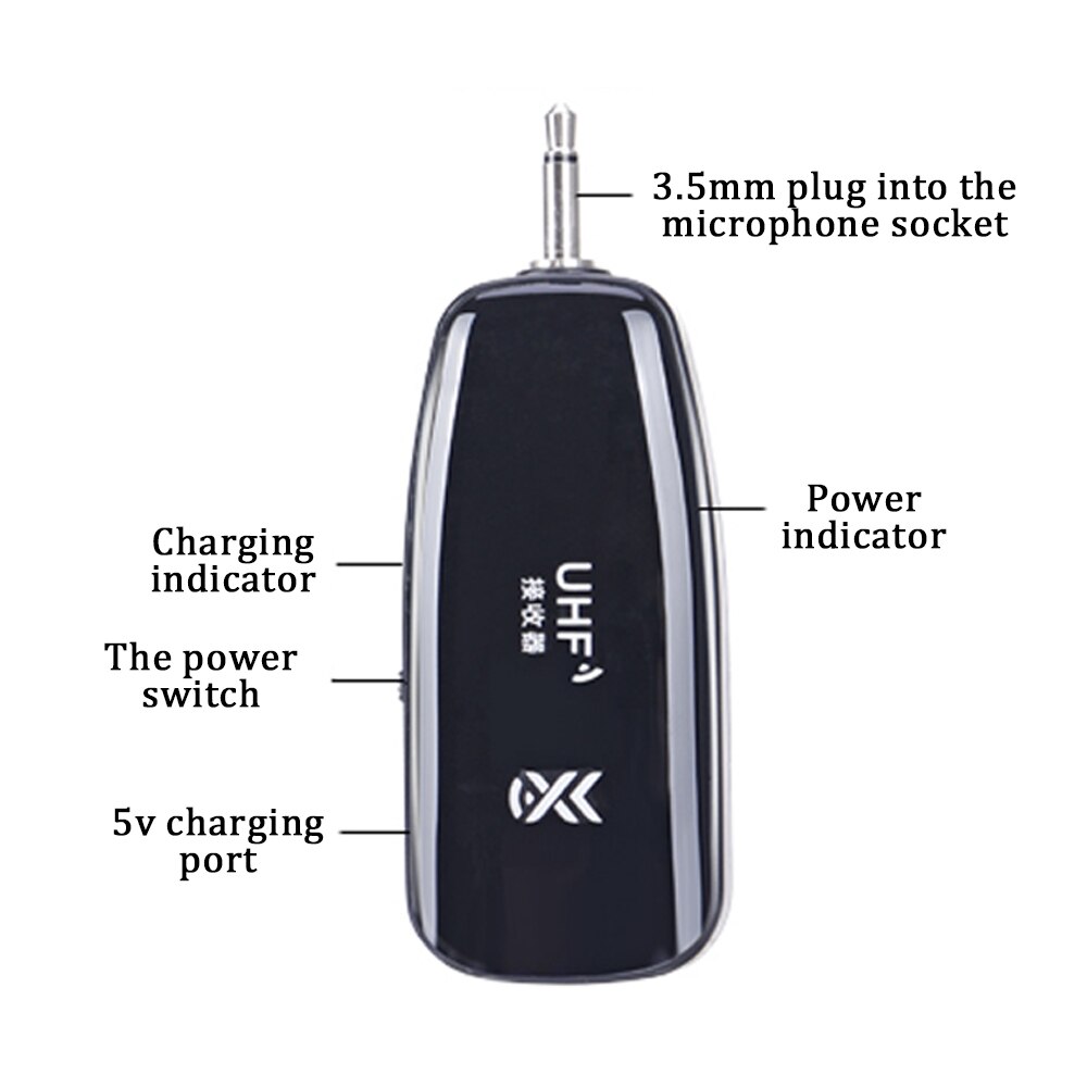 Handheld 2.4G Headset Microphone UHF Universal Wireless Microphones Portable BT Power Amplifier for Speech 80m Stable