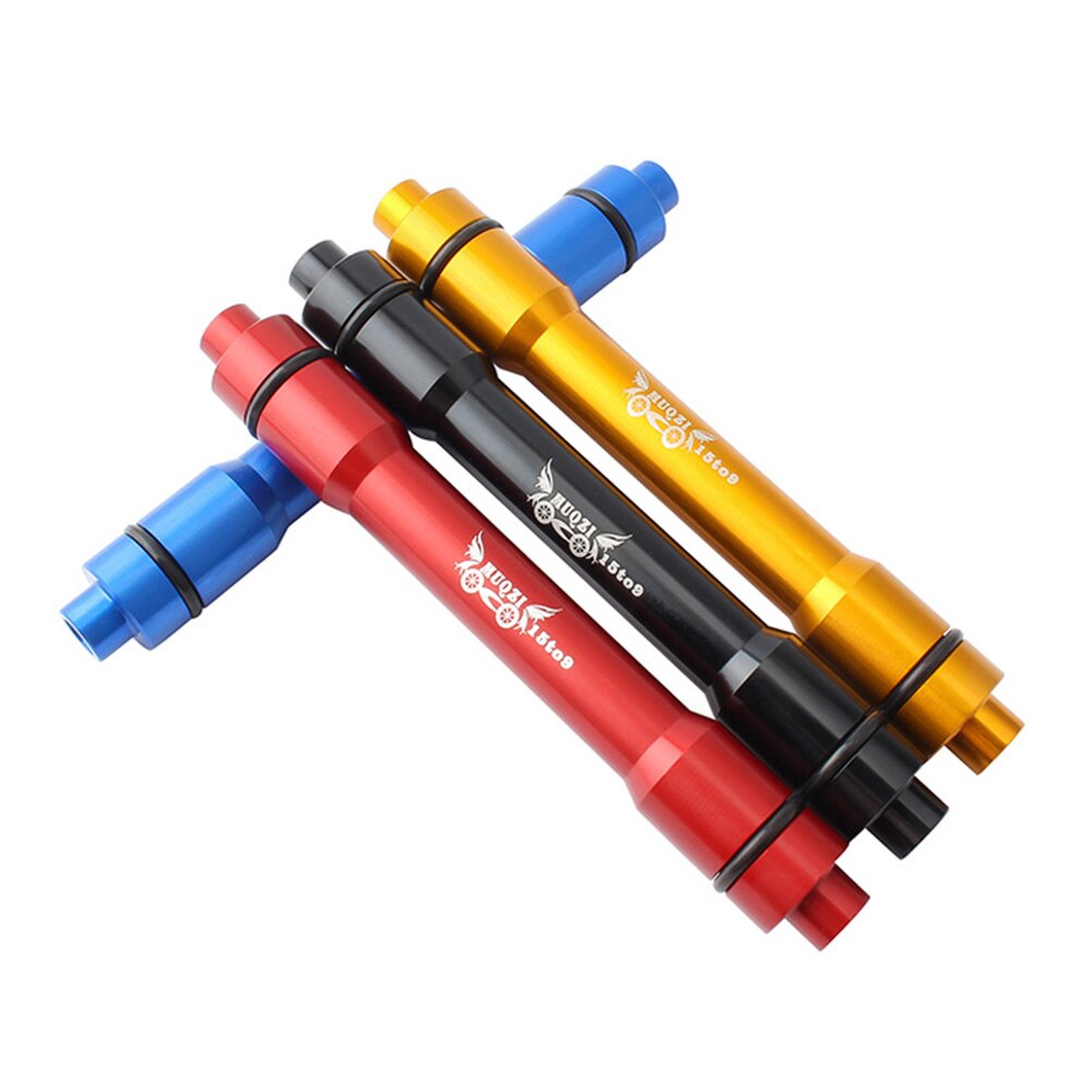 Riding Bicycle Mountain Bike Hub Drum Hub Axis Conversion 15 To 9MM Aluminum Quick-Change Hub Conversion Shaft